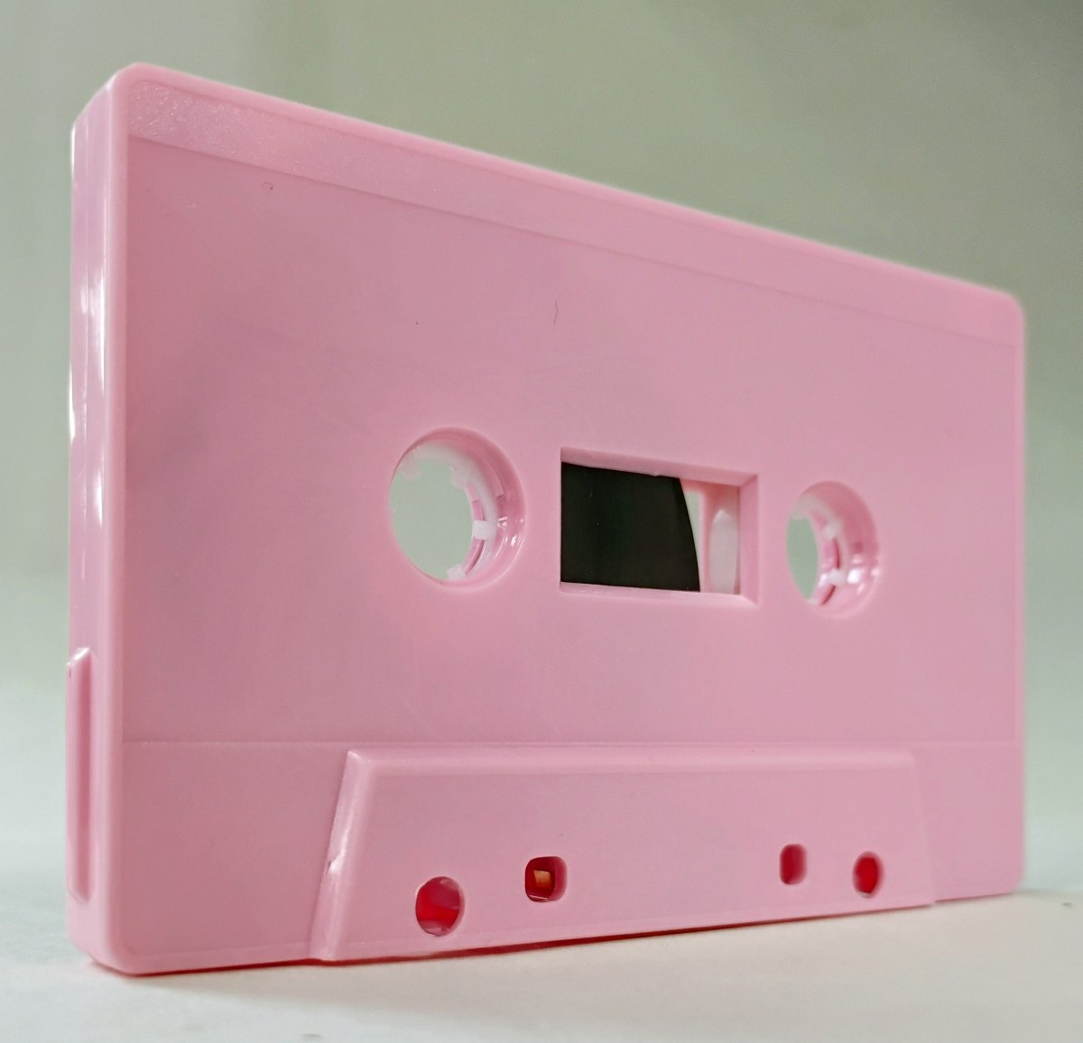 C-62 Pink SW2 shell Fox/RTM Type I Audio cassette