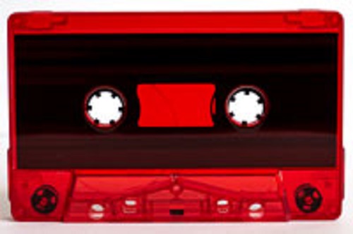 C-25 Red Tint Sonic Hifi Ferro Type 1 Audio Cassette  