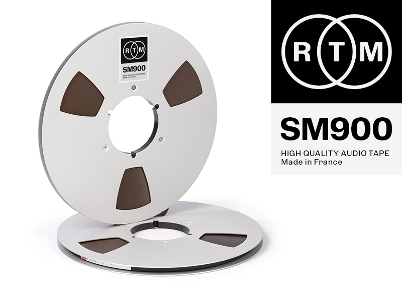 RTM SM900 1/4" x 2500 Feet Audio Tape on NAB Metal Reel