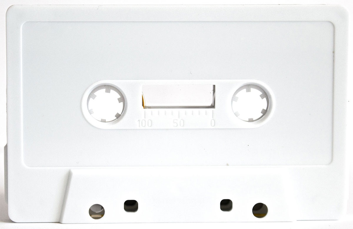 C-38 WHITE SONIC YELLOW LEADERS shell China Type I Audio cassette