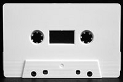 C-35 White Matte RTM Type 1 Audio Cassette  