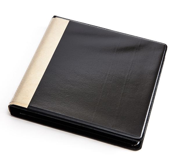 12 disc 2-ring Binder, Black