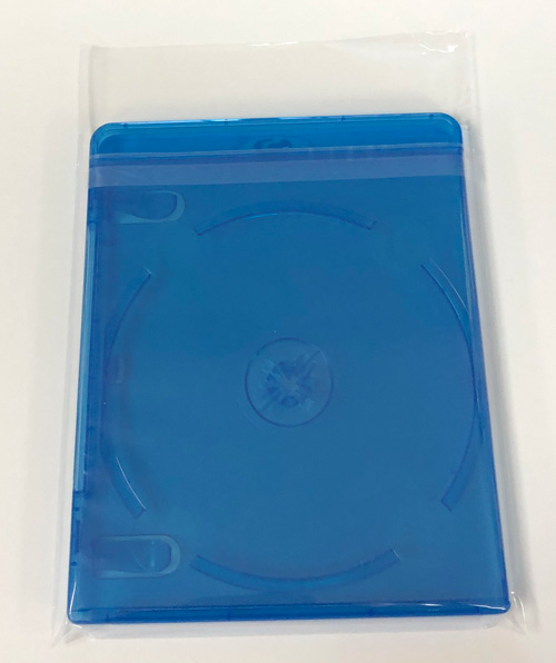 Resealable Bag for Blu-ray Cases, 50-Pack