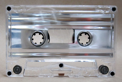 C-33 Clear Silver Foil Tabs-In Cassettes with Super Ferro Music-Grade Audio Tape