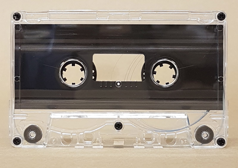 C-42 Clear Cassettes with BASF Superferro Music-Grade Audio Tape