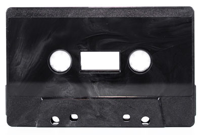 C-14 Black Marble China Type I Audio cassette
