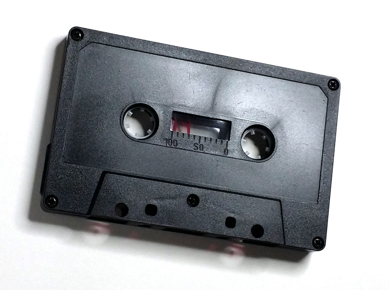 Blank Cassette Tapes Custom-Loaded With Low Noise (Voice-Grade) Normal Bias Tape And Your Choice Of Color