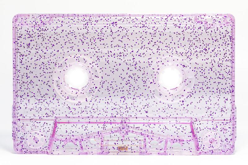 C-44 purple glitter rtm Audio Cassettes