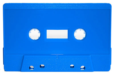 C-29 Light Blue Shell China Type I Audio cassette