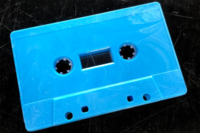C-14 Sky Blue SW Shell China Type I Audio cassette