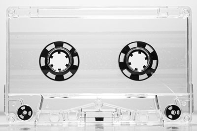 C-53 Transparent Audio Cassettes with Hi-Fi Ferro Tape