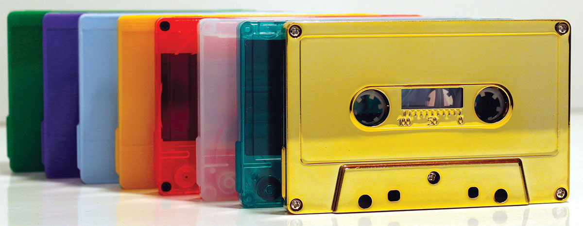 Blank Cassette Tapes Custom-Loaded With Recording the Masters RTM911 Normal Bias Tape And Your Choice Of Color