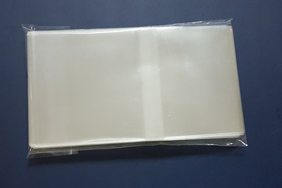 Crystal-Clear Resealable Bag for Audio Cassettes in O-Cards 100pk