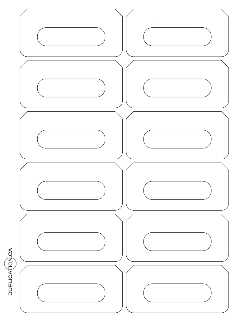 Audio cassette labels - 12 up A+ Quality