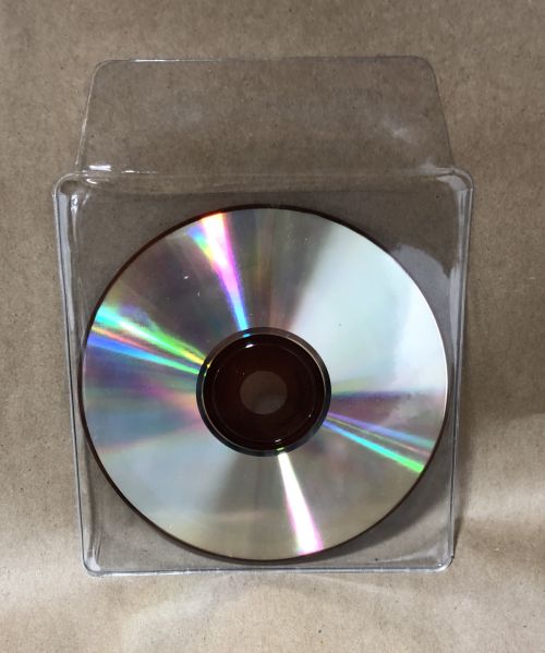 Thick Vinyl Sleeve For CD With Flap, 25 pieces