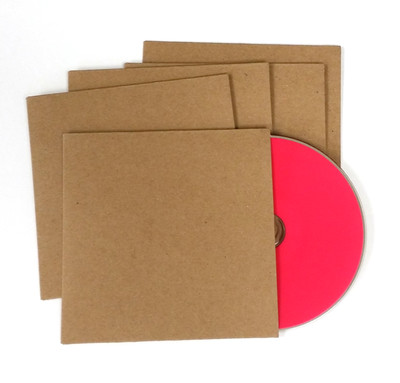 Recycled Cardboard Sleeve for CD 20-pack with Free Mail Shipping!