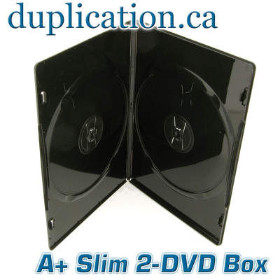 SLIM 7mm Double DVD Box