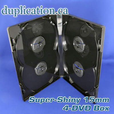 DVD 4 Disc Case 15mm