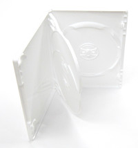 Triple DVD Case 15mm, White