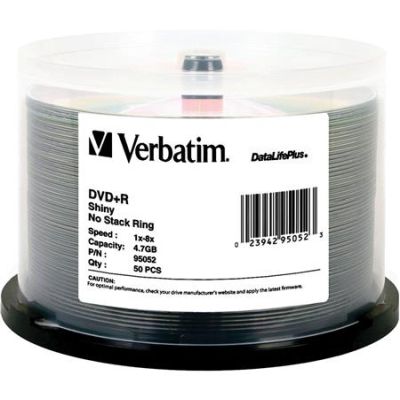 DVD+R 4.7GB 8X DataLifePlus Shiny Silver 50pk Spindle