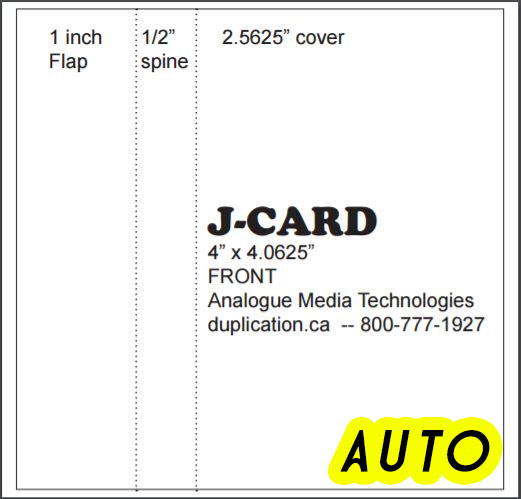 Printed J-Cards (Automated Print)