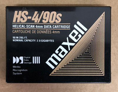 Maxell 2GB / 90 Meter DDS DAT Cartridge 