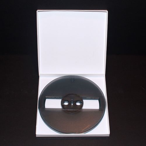 1/4" x 7" Empty Plastic Reel - Transparent or Smoky Grey