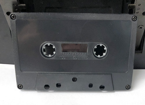 C-24 Retro Black Cassettes with TDK SA COBALT High Bias Tape