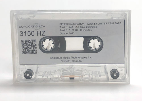 Audio Cassette Speed Calibration Test Tape - Free Shipping Worldwide