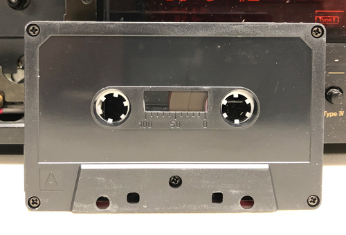 C64 Black Tabs In Audio Cassettes with Hi-Fi Music Grade Tape