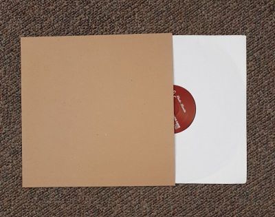 18 pt Recycled Chipboard Jacket for Vinyl 12" Records 120 pack