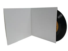 7 Inch White Gatefold Jacket