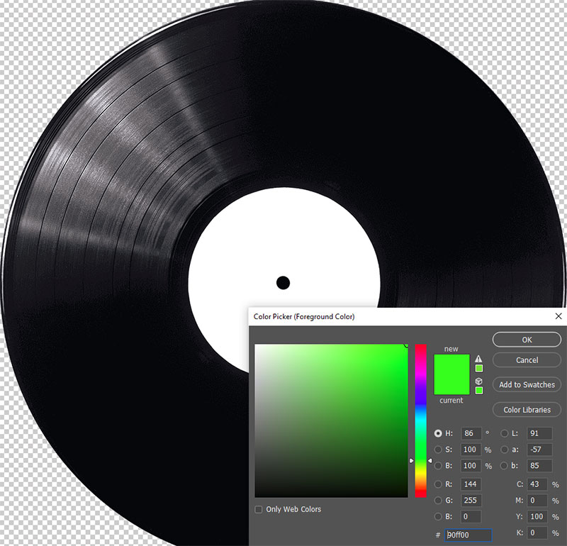 12" Vinyl Record Pressing w/ Printed Jacket (Custom Color Vinyl)