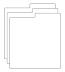 12" LP Record Divider, Heavy Duty Polystyrene