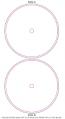 Blank Labels for Vinyl Records, 2 per Sheet Blank Labels for Vinyl Records, 2 per Sheet