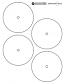 Printed Adhesive Labels for 12" Vinyl Records, 4 per Sheet Printed Adhesive Labels for 12" Vinyl Records, 4 per Sheet