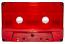 C-55 Red Transparent Cassettes