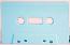 C-52 Baby Blue Audio Cassettes With Hi-Fi Music Grade Tape