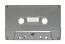 C-57 Silver Audio Cassettes With Vintage Music Grade Tape C-57 Silver Audio Cassettes With Vintage Music Grade Tape