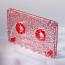 C-66 Red Glitter Audio Cassettes with RTM FOX Audio Tape