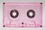 C-6 Pink Transparent Audio Cassettes With Supreme TDK SA Cobalt High Bias Audio Tape