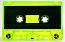 C-43 Florescent Green Tinted Audio Cassettes With Super Ferro Music Grade Audio Tape