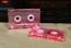 C-60 Pink Tabs transparent chrome high bias cassettes C-60 Pink Tabs transparent chrome high bias cassettes