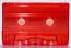 c-25  Red Transparent Sonic with China Tape  c-25  Red Transparent Sonic with China Tape