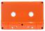 C-83 Opaque orange (Tabs out) loaded with music grade tape C-83 Opaque orange (Tabs out) loaded with music grade tape