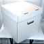 Deluxe 12 Inch Vinyl Record Storage Box - 1 Set