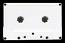 C-44 White no Window Hifi Ferro Type 1 Audio Cassette 