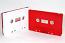 C-11 Red and White Hifi Ferro Type 1 Audio Cassette C-11 Red and White Hifi Ferro Type 1 Audio Cassette