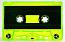 C-62 Fluorescent Green Tinted Hifi Ferro Type 1 Audio Cassette  