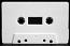 C-35 White Matte RTM Type 1 Audio Cassette  